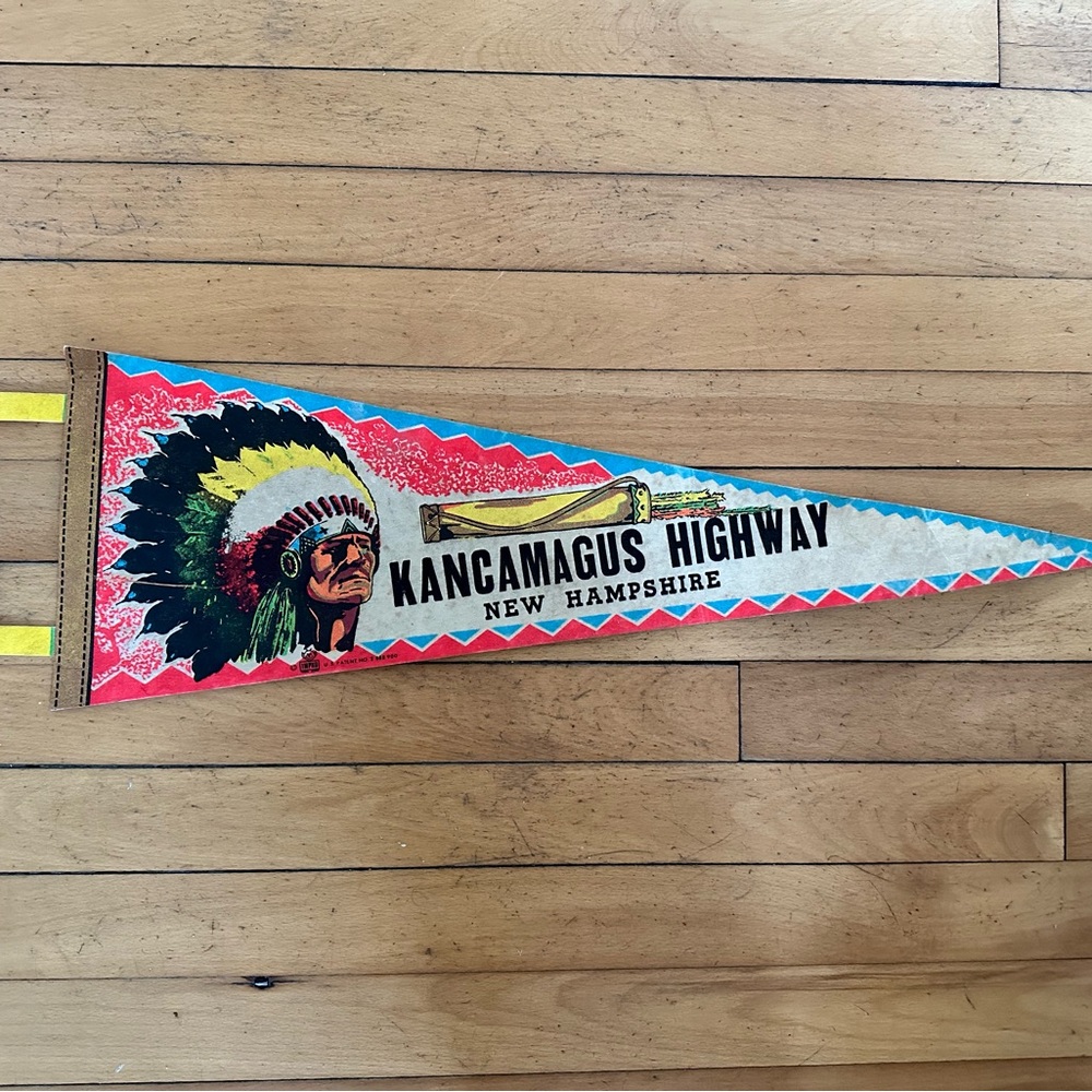 Vintage New Hampshire Pennant